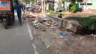 बक्सर में सफाई कर्मियों की हड़ताल से 176 टन कचरा जमा, शहर की सफाई व्यवस्था चरमराई