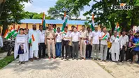 बैसा में निकली भव्य तिरंगा यात्रा, भारत माता की जय और वंदे मातरम के नारों से गूंजा क्षेत्र