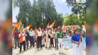 अमौर में निकली भव्य तिरंगा यात्रा, भारत माता की जय और वंदे मातरम के नारों से गूंजा बाजार