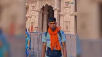 गोपालगंज नीतीश साहू 350 किमी पैदल चलकर अयोध्या पहुंचे, अब महाकाल के लिए रवाना लोगों ने कहा- सच्ची श्रद्धा