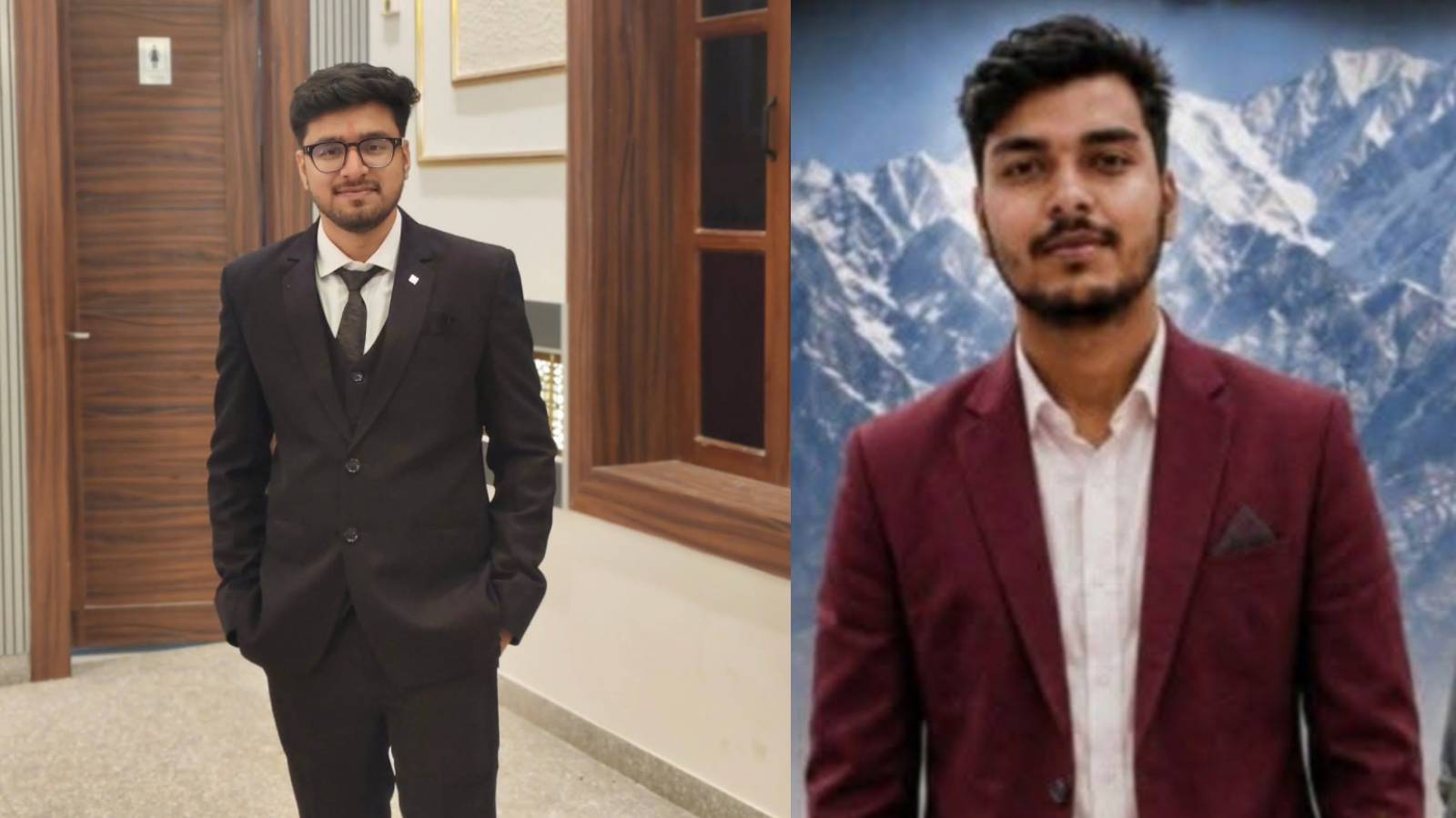 मृतक अभिजीत आनंद और सोनू कुमार की फाइल फोटो।