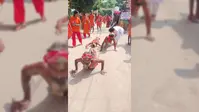 आस्था की कठिन साधना, विश्व कल्याण के लिए दंडवत यात्रा कर बाबा धाम जा रहे अररिया के तीन श्रद्धालु