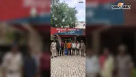 रजौली में पुलिस की बड़ी कार्रवाई, 8 गिरफ्तार, चार वारंटी और चार मारपीट के आरोपी शामिल