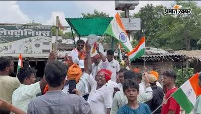 जाले में भाजपा कार्यकर्ताओं ने निकाली तिरंगा यात्रा, महापुरुषों की प्रतिमाओं पर किया माल्यार्पण