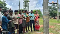 तोरपा में 4 दिन से अंधेरे में थे दो गांव, विधायक की पहल पर लगे नये ट्रांसफार्मर; ग्रामीणों को मिली राहत