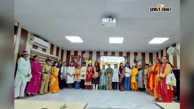 गया के गौतम बुद्ध महिला कॉलेज में छात्राओं का दिखा हुनर, ‘अंधेर नगरी’ के मंचन से लेकर विकसित भारत पर निबंध तक मची धूम
