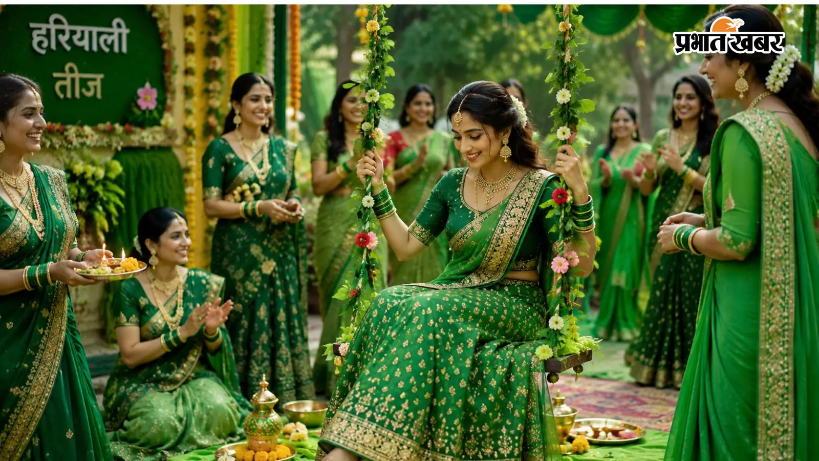 हरियाली तीज पर क्यों पहना जाता है हरा रंग? जानिए इसके पीछे का धार्मिक रहस्य और वैज्ञानिक कारण