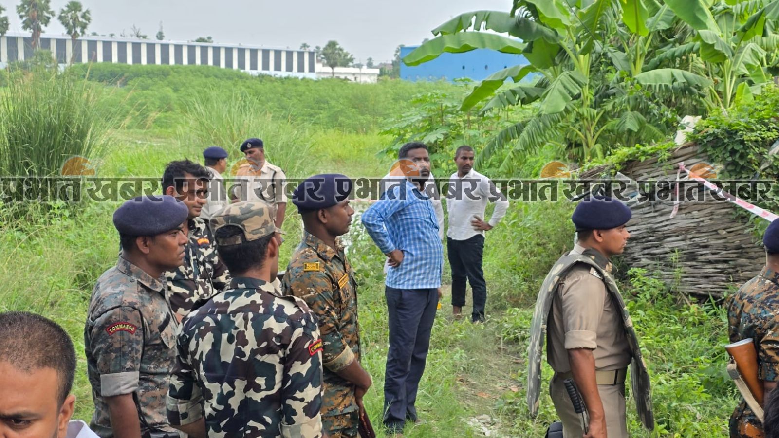 घटना स्थल पर पहुंची पुलिस