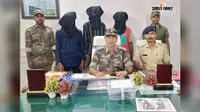 चतरा में ज्वेलर्स लूटकांड का खुलासा, 3 अपराधी गिरफ्तार; कट्टा-कारतूस और बाइक बरामद