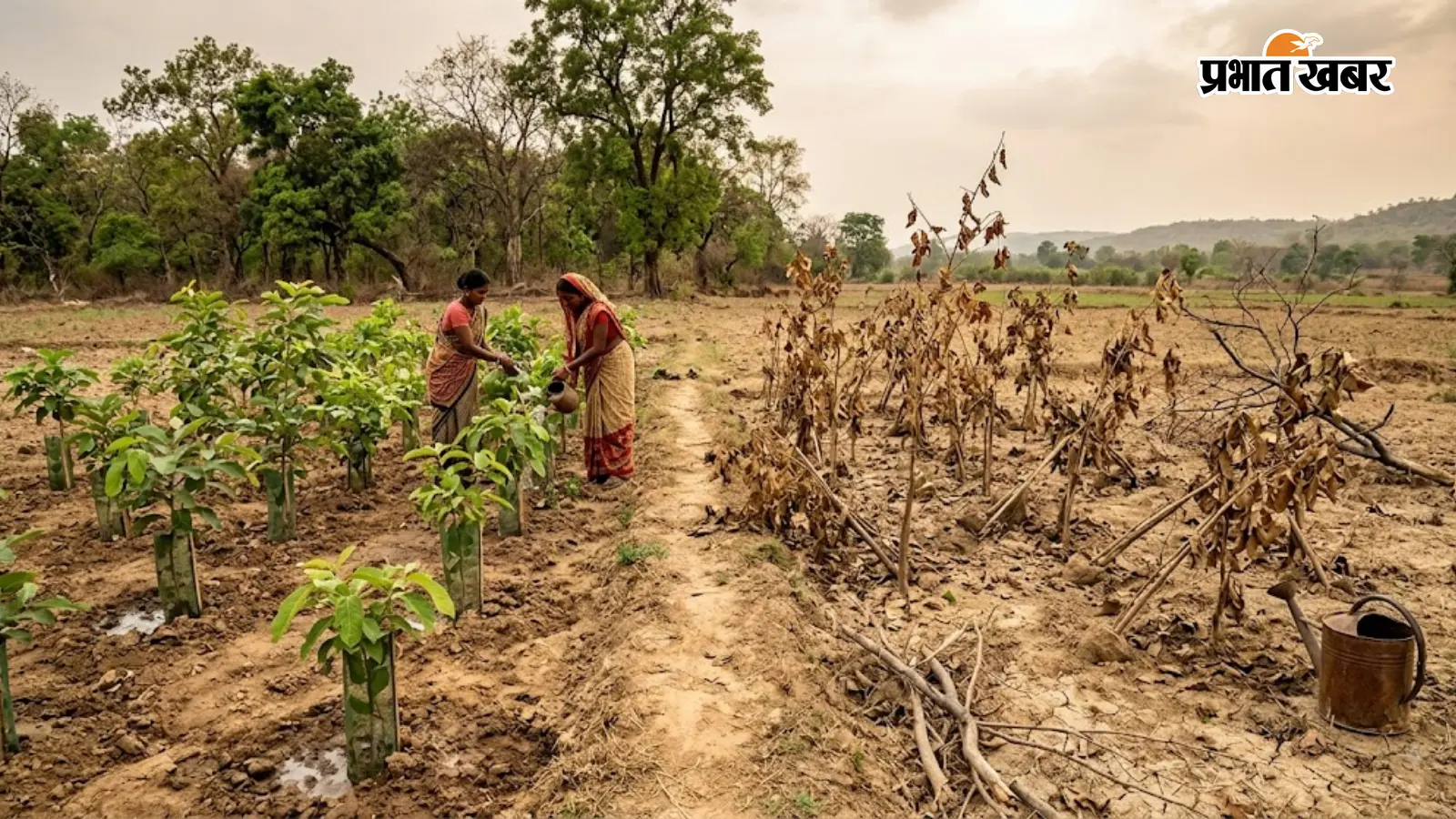 सासाराम : चेनारी में हर साल 30 हजार पौधे, फिर भी 15% हो जाते हैं बर्बाद, हरियाली बचाने की चुनौती