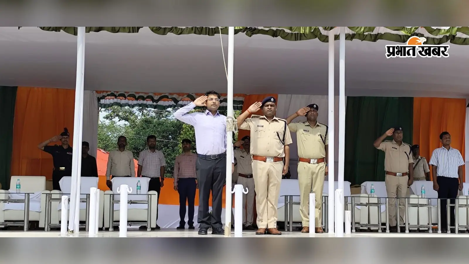 राज्यपाल के स्वागत को तैयार दुमका, स्वतंत्रता दिवस समारोह से पहले फाइनल रिहर्सल