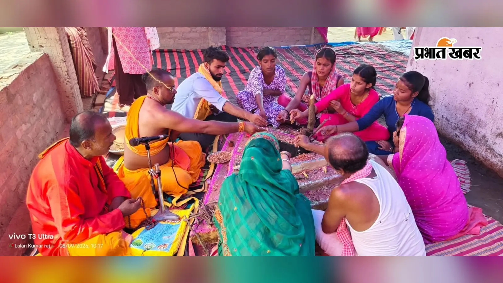 बेलदौर में पांच मांगों को लेकर छठे दिन भी हवन, जनप्रतिनिधियों की चुप्पी से बढ़ा आक्रोश