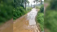 गढ़वा में पीएम श्री केंद्रीय विद्यालय तक पहुंचने वाली सड़क बनी ‘खतरे की राह’, 519 बच्चों की सुरक्षा पर सवाल