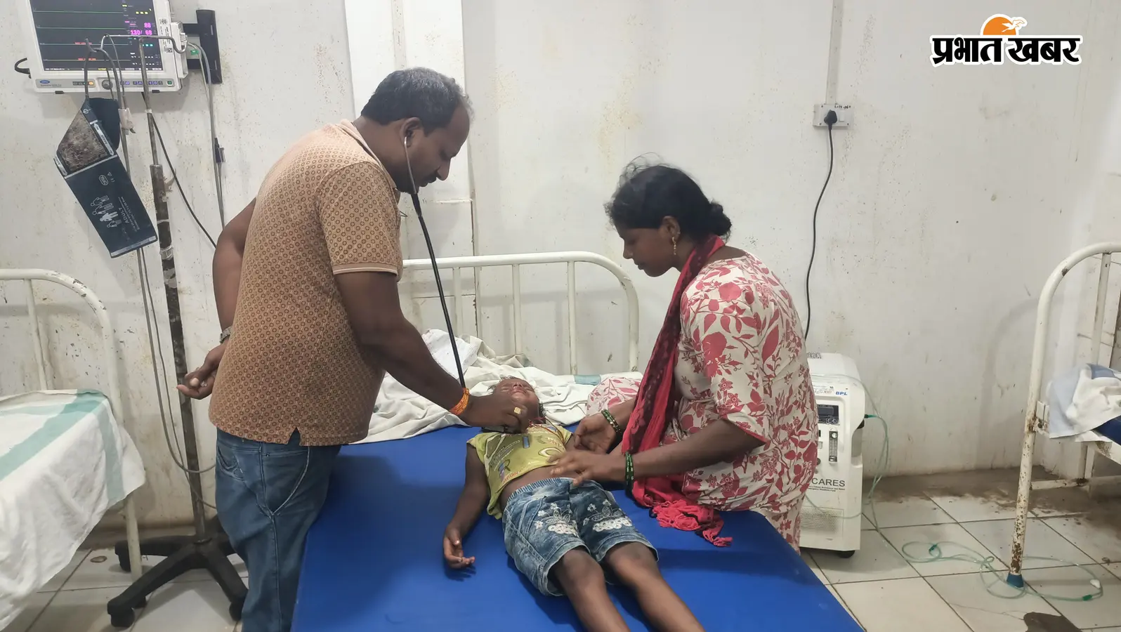 बांका के अमीनपुर में छत से गिरने से 4 वर्षीय सृष्टि गंभीर घायल, भागलपुर रेफर