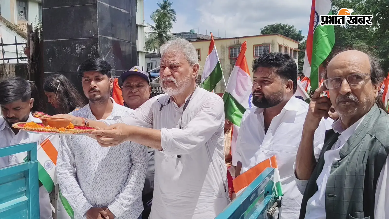 वीर शिवाजी सेना ने निकाली भव्य तिरंगा यात्रा, भारत माता के जयघोष से गूंजा शहर
