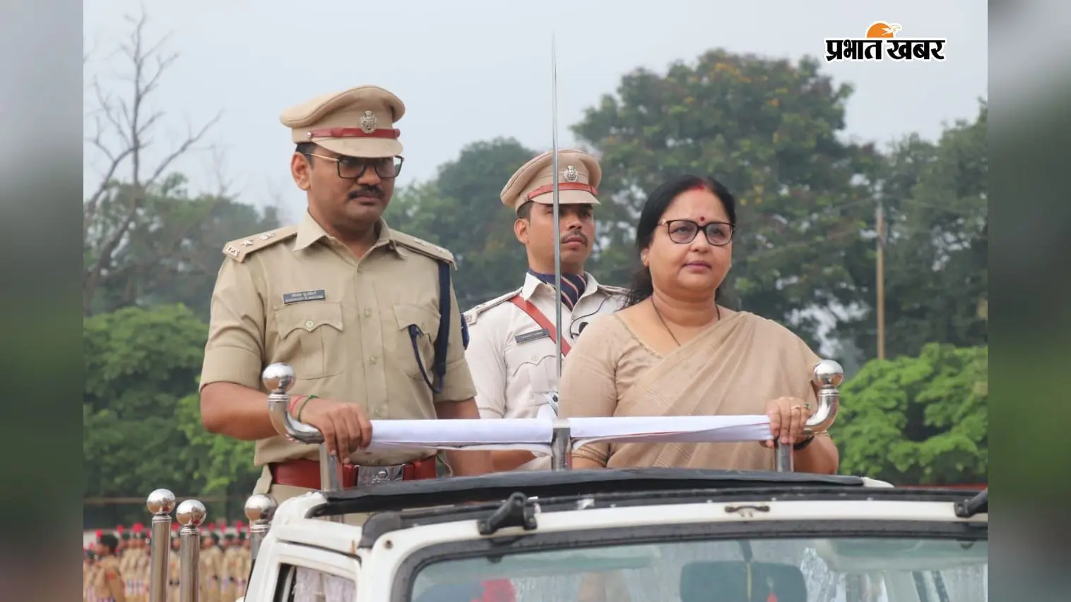 अंतिम चरण में स्वतंत्रता दिवस समारोह की तैयारियां, फुल ड्रेस परेड रिहर्सल का DC और SP ने किया निरीक्षण