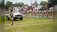 हजारीबाग में 80वें स्वतंत्रता दिवस का फुल ड्रेस रिहर्सल, कर्जन मैदान में दिखा जवानों का शानदार परेड