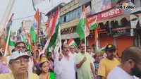हजारीबाग में निकली भव्य तिरंगा यात्रा, काफी संख्या मे लोग हुए शामिल