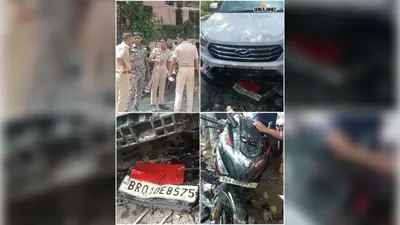 चिकित्सा पदाधिकारी के बोर्ड लगी कार से पल्सर की सीधी भिड़ंत, तीन गंभीर पुलिस द्वारा ब्रेजा कर को किया गया जप्त