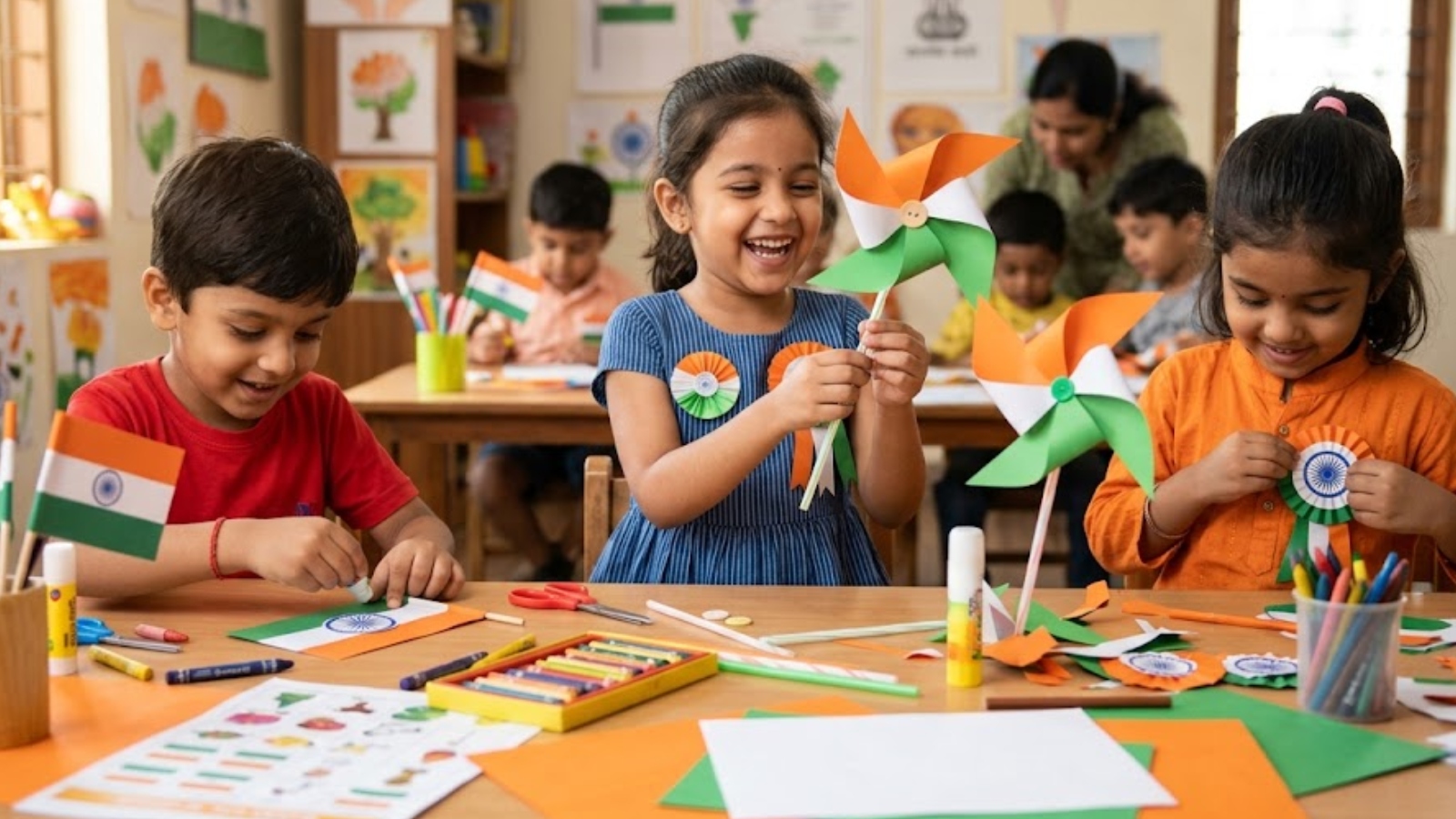 तिरंगा क्राफ्ट