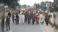 एसएसबी और केंद्रीय विद्यालय ने निकाली हर घर तिरंगा रैली, देशभक्ति के नारों से गूंजा शहर