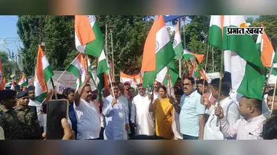 नगर निगम ने निकाली भव्य तिरंगा यात्रा, देशभक्ति के नारों से गूंजा शहर
