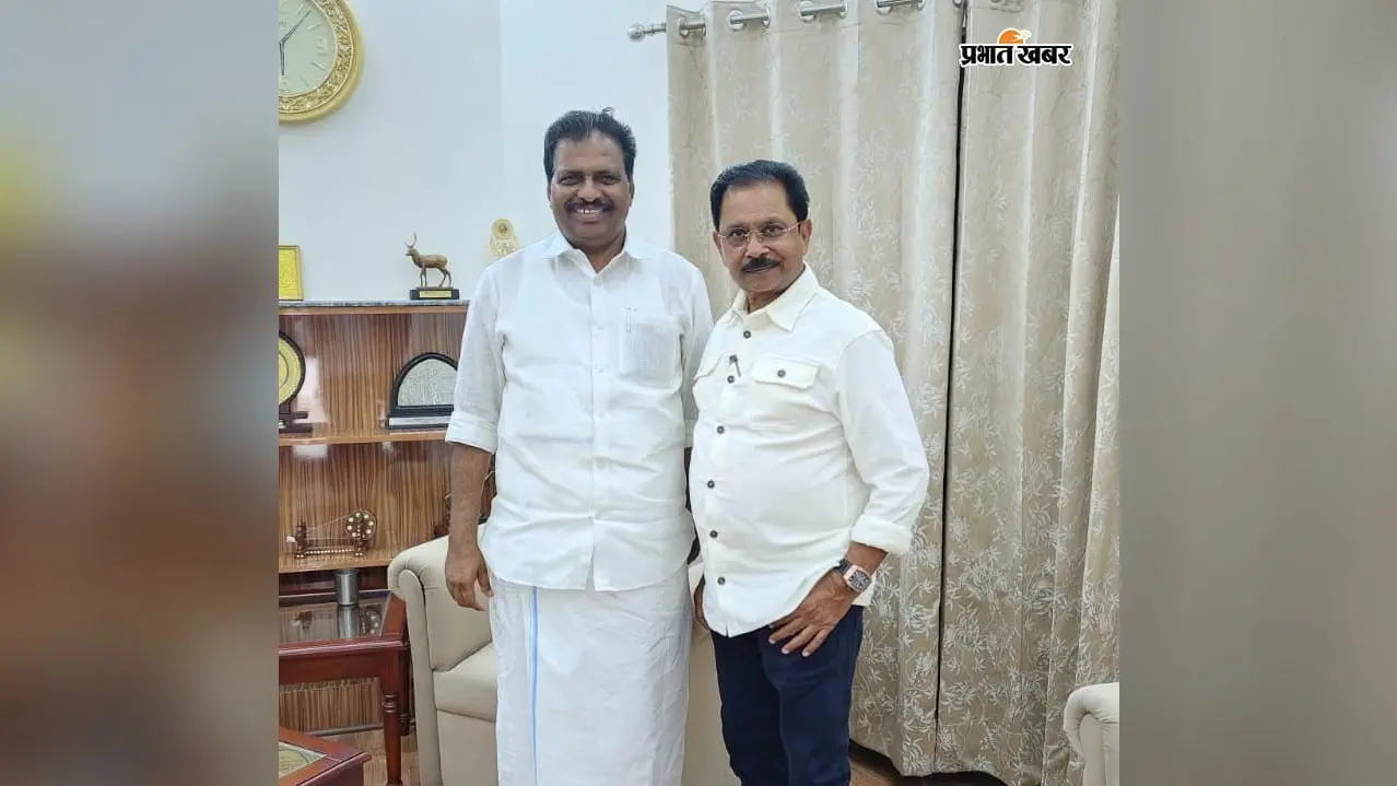 धीरज प्रसाद साहू से मिले सांसद के. सुरेश, झारखंड कांग्रेस संगठन को मजबूत करने पर मंथ