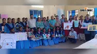 हाजीपुर: मीनापुर राई स्कूल में विज्ञान प्रदर्शनी, छात्रों ने दिखाए भूकंप डिटेक्टर से रोबो क्रेन तक मॉडल