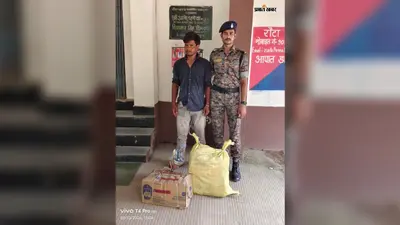 बैसा में बंगाल से लाई जा रही 33 लीटर 840 मिली विदेशी शराब बरामद, एक गिरफ्तार