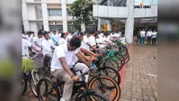 साइकिल रैली में युवाओं का जोश, कृष्णा महतो और शीला बानरा बने विजेता