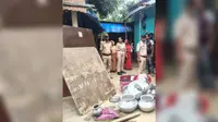 अमौर कांड के फरार आरोपी शाहबाज के घर कुर्की-जब्ती, कोर्ट के आदेश पर पुलिस ने की कार्रवाई