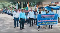 सिमरिया इंटर कॉलेज से निकली तिरंगा यात्रा, विद्यार्थियों ने लगाए देशभक्ति के नारे