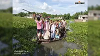 छह महीने तक दुनिया से कट जाता है पुरैनी वासा, नाव और चचरी के सहारे गुजर रही जिंदगी