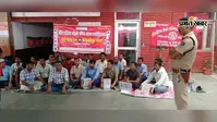 दरभंगा में कैडर पुनर्गठन में देरी के खिलाफ लोको रनिंग स्टाफ का जोरदार प्रदर्शन