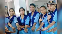 प्रज्ञा विद्या विहार में सावन उत्सव, 80 छात्राओं ने मेहंदी प्रतियोगिता में दिखाई प्रतिभा