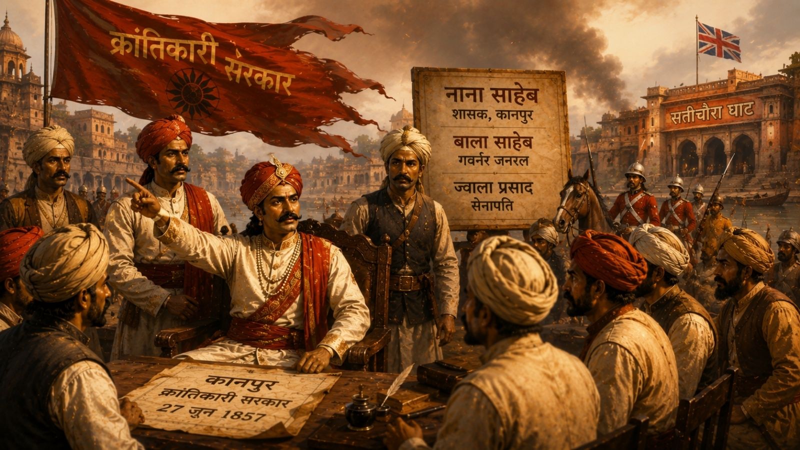 नाना साहेब के नेतृत्व में कानपुर का विद्रोह ( AI सांकेतिक तस्वीर)