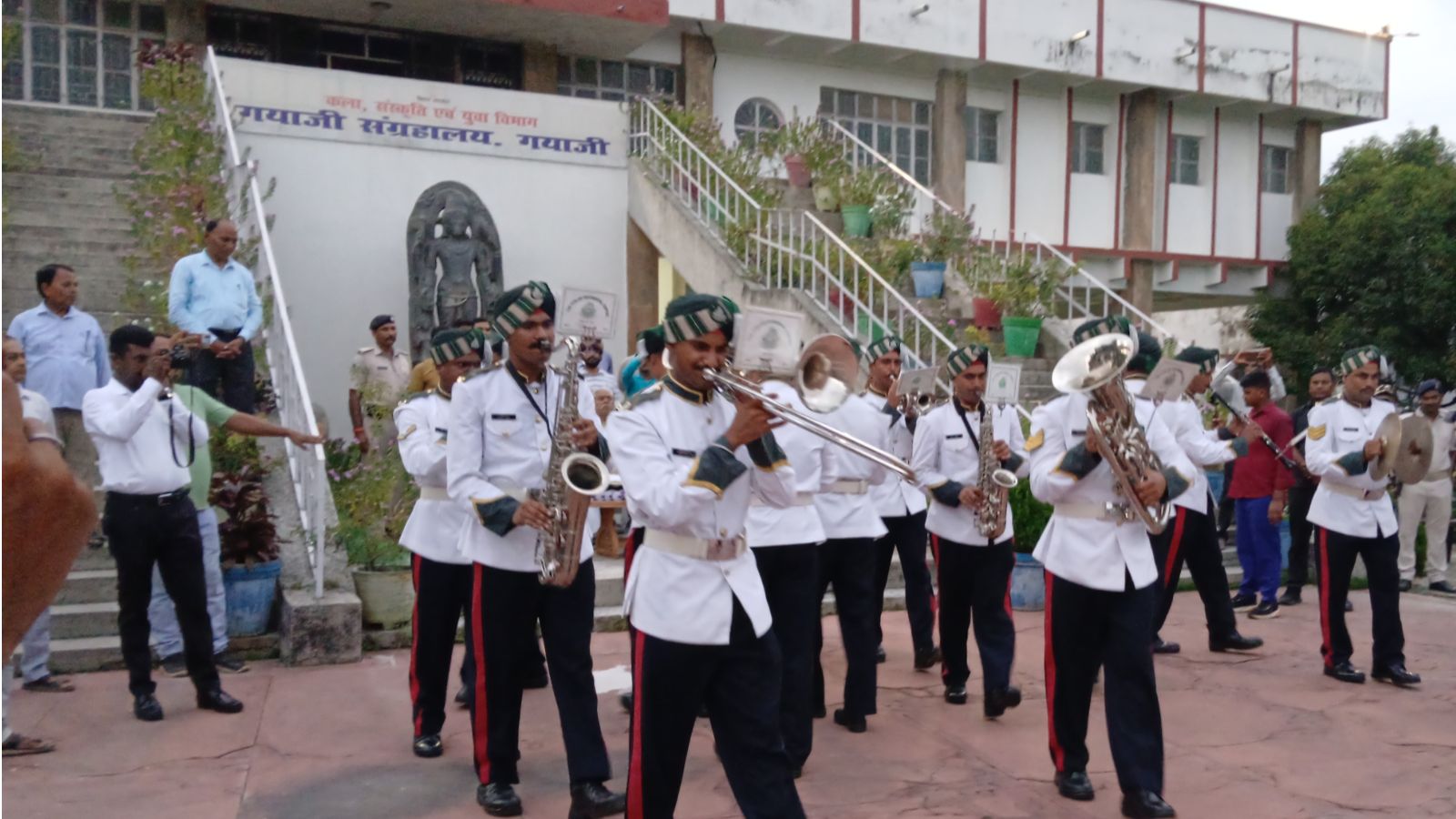 गया संग्रहालय में मिलिट्री बैंड की शानदार प्रस्तुति
