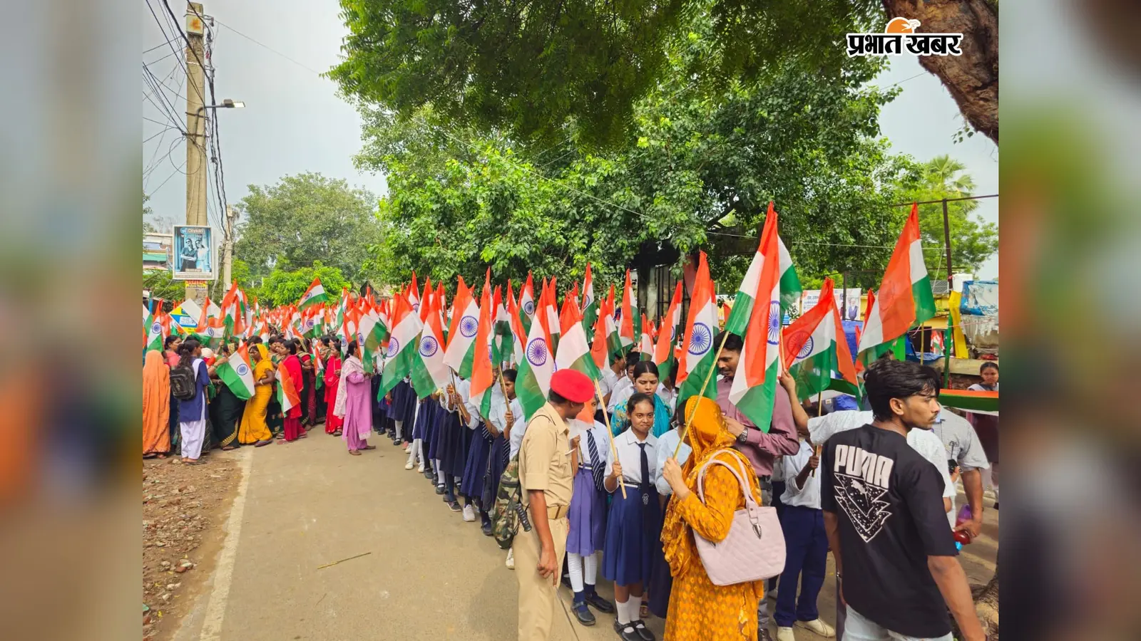 हवेली खड़गपुर में तिरंगामय हुआ शहर, मुख्यमंत्री की यात्रा को लेकर हजारों छात्र तैयार, सुरक्षा के कड़े इंतजाम