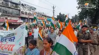जमुई में निकली भव्य तिरंगा यात्रा, राष्ट्रप्रेम के रंग में रंगा शहर