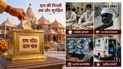 अयोध्या राम मंदिर में दान गिनती के बदले गए नियम, अब बिना जेब के ड्रेस और 180 दिन तक सुरक्षित रहेगी CCTV रिकॉर्डिंग
