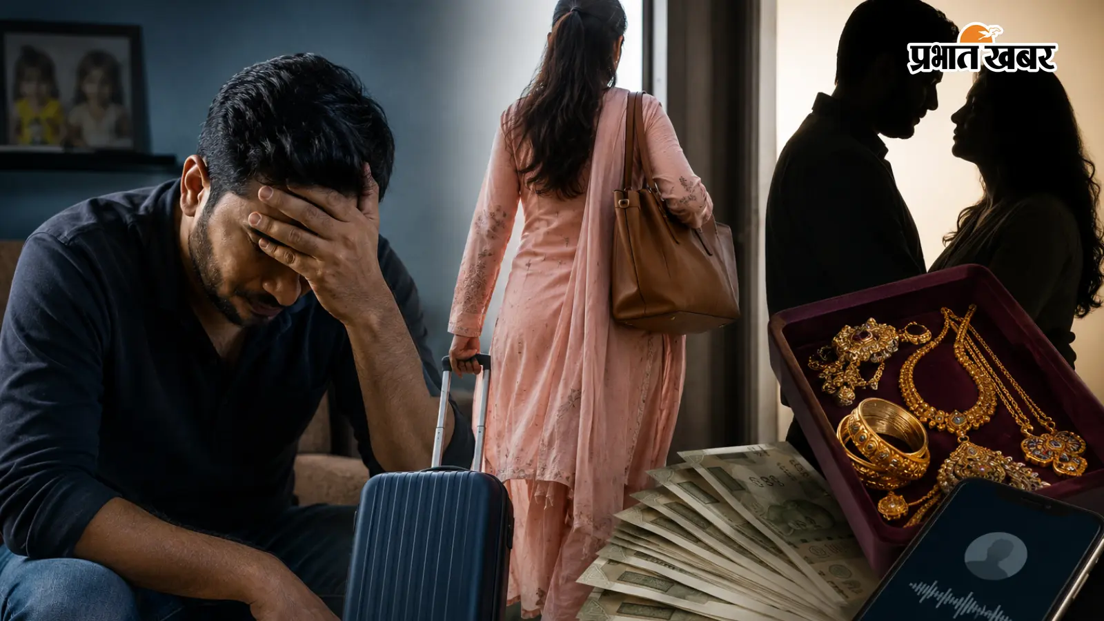 गहने-नकदी लेकर प्रेमी के साथ रहने लगी पत्नी, पति ने थाने में दर्ज कराई प्राथमिकी