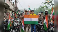 गढ़वा में CRPF की तिरंगा यात्रा, बाइक पर निकले जवान; ‘वंदे मातरम्’ के जयघोष से गूंजा शहर
