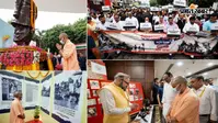 विभाजन की दर्दनाक यादों के बीच लखनऊ में CM योगी की मौन पदयात्रा, विस्थापित परिवारों को किया सम्मानित