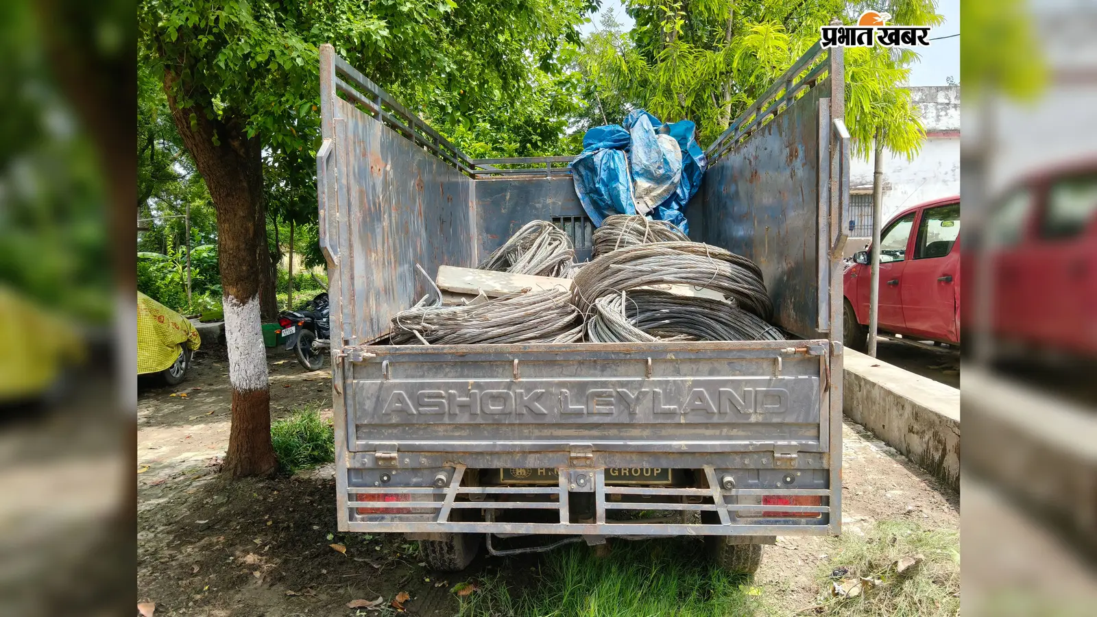 बक्सर में 20 दिन में बिजली के तार की 10 चोरियां, 60 लाख का नुकसान; दो आरोपी गिरफ्तार