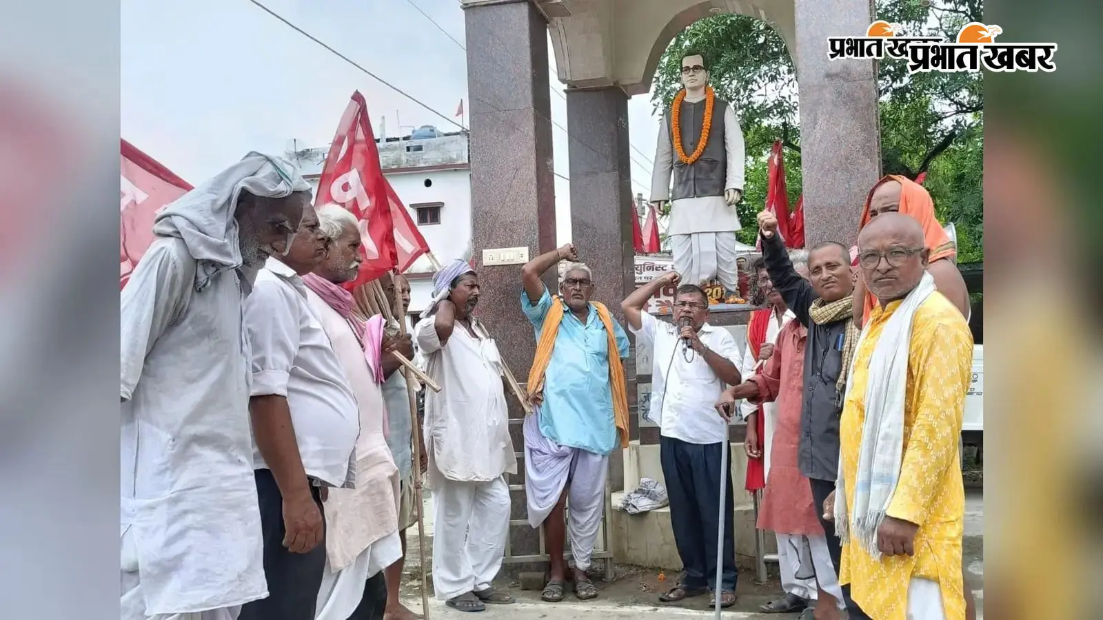 भाकपा की पदयात्रा सातवें दिन भी जारी, 1 सितंबर की दिल्ली रैली में शामिल होने का किया आह्वान