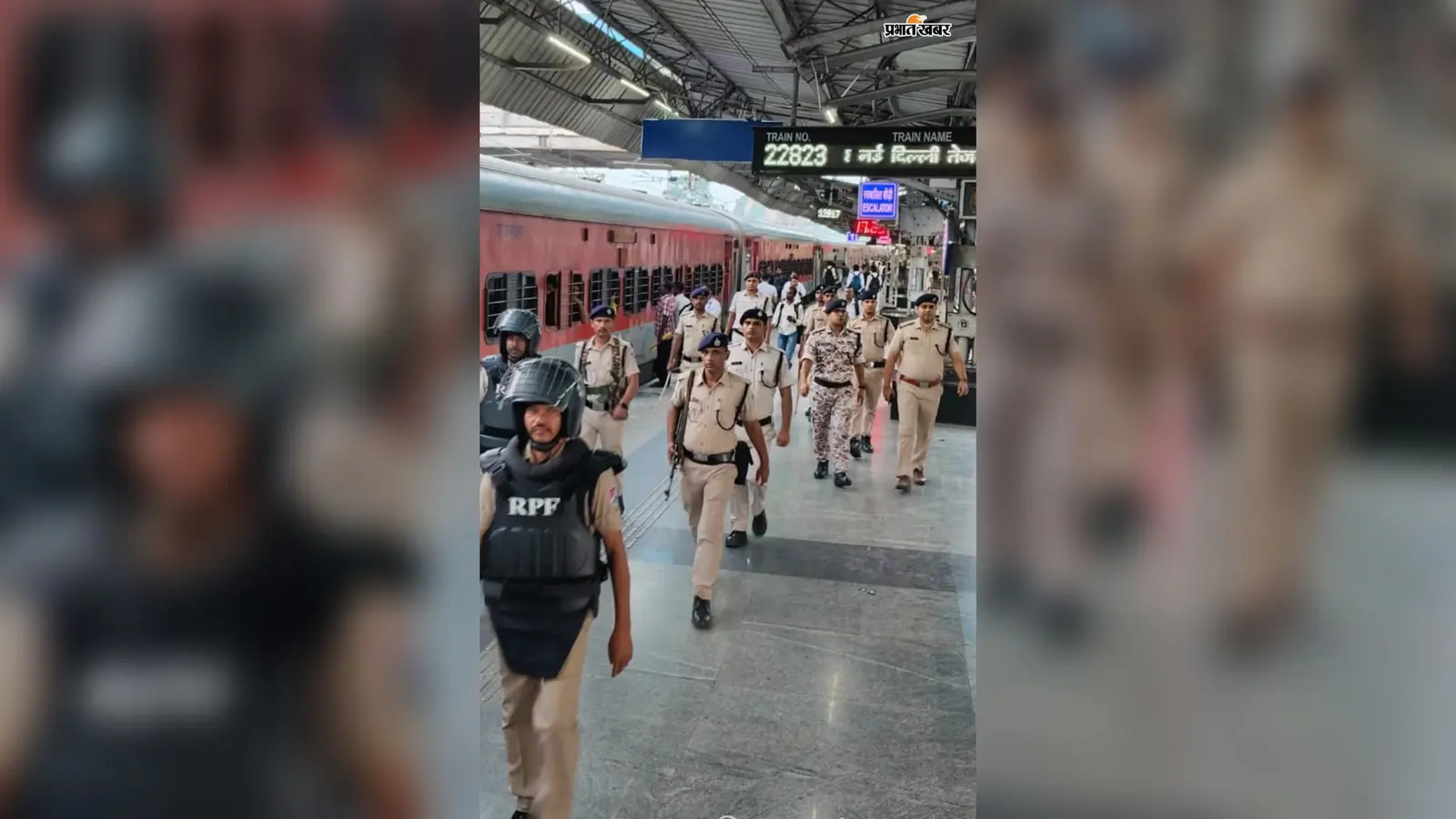 स्वतंत्रता दिवस को लेकर बोकारो रेलवे स्टेशन पर सुरक्षा कड़ी