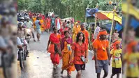 हाजीपुर में बोल बम के नारे से गूंजा हरिहर क्षेत्र, कांवरिया मार्ग पर शिवभक्तों का उमड़ा सैलाब