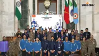 सेना के खिलाड़ियों से मिले राजनाथ सिंह, CWG में भारत के लिए जीते थे 16 मेडल
