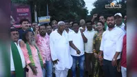 खनिज संपदा पर झारखंड के अधिकारों की हकमारी के विरोध में झामुमो का प्रदर्शन
