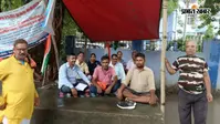 सासाराम में मांगों को लेकर निजी सुरक्षा कर्मियों का धरना तीसरे दिन भी जारी